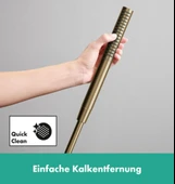 Hansgrohe Pulsify S 100 1 Jet Baton El Duşu Mat Bronz Ecosmart+ 24126140 - 3