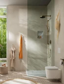 Hansgrohe Pulsify S 100 1 Jet Baton El Duşu Mat Bronz Ecosmart+ 24126140 - 5