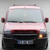 Fiat Doblo 1 2001-2005 Uyumlu H lip Esnek Ön Lip 2 Parça Karlık Ön Ek Tampon Altı Dil thumbnail 1