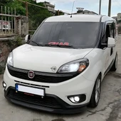 Fiat Doblo 4 2015-2023 Uyumlu H lip Esnek Ön Lip 2 Parça Karlık Ön Ek Tampon Altı Dil thumbnail 3