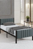 Lotus Metal Karyola 90x200 cm Antrasit Renk - 1