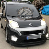 Fiat Fiorino 2008-2023 Uyumlu H lip Esnek Ön Lip 2 Parça Karlık Ön Ek Tampon Altı Dil - 3