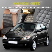 Hyundai Getz Antrasit Renk Tay Tüyü Cepli & Terletmez Sırtlı Oto Koltuk Minder Seti - Koltuk Koruma Kılıfı (ÖN & ARKA TAM SET) thumbnail 1