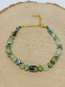 Prehnit (Prinayt) Taşı Tasarım Bileklik (55966) thumbnail 4