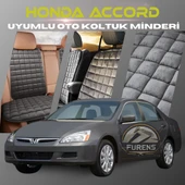 Honda Accord Antrasit Renk Tay Tüyü Cepli & Terletmez Sırtlı Oto Koltuk Minder Seti - Koltuk Koruma Kılıfı (ÖN & ARKA TAM SET) thumbnail 1