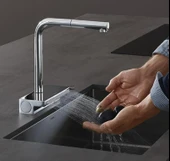Hansgrohe Aquno Select M81 Eviye Bataryası 250 Spiralli 2jet sBox Krom 73830000 thumbnail 2