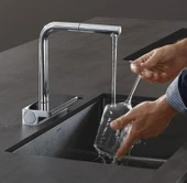 Hansgrohe Aquno Select M81 Eviye Bataryası 250 Spiralli 2jet sBox Krom 73830000 thumbnail 1