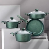 Taç MaxxCook 7 Parça Tencere Seti Haki - 2