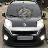 Fiat Fiorino 2008-2023 Uyumlu H lip Esnek Ön Lip 2 Parça Karlık Ön Ek Tampon Altı Dil - 1