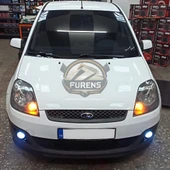 Ford Fiesta 2002-2008 Uyumlu H lip Esnek Ön Lip 2 Parça Karlık Ön Ek Tampon Altı Dil - 7