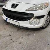 Peugeot 207 2006-2014 Uyumlu H lip Esnek Ön Lip 2 Parça Karlık Ön Ek Tampon Altı Dil thumbnail 3