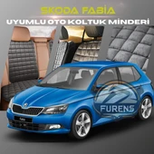 Skoda Fabia Antrasit Renk Tay Tüyü Cepli & Terletmez Sırtlı Oto Koltuk Minder Seti - Koltuk Koruma Kılıfı (ÖN & ARKA TAM SET) thumbnail 1