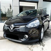Renault Clio 4 2012-2020 Uyumlu H lip Esnek Ön Lip 2 Parça Karlık Ön Ek Tampon Altı Dil - 3