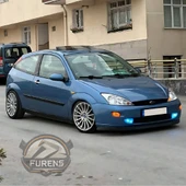 Ford Focus 1 1999-2004 Uyumlu H lip Esnek Ön Lip 2 Parça Karlık Ön Ek Tampon Altı Dil thumbnail 4