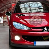 Peugeot 206 206+ 1998-2012 Uyumlu H lip Esnek Ön Lip 2 Parça Karlık Ön Ek Tampon Altı Dil - 3