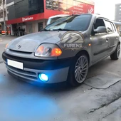 Renault Clio Symbol Hb Sedan 1998-2002 Uyumlu H lip Esnek Ön Lip 2 Parça Karlık Ön Ek Tampon Altı Dil - 7