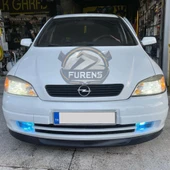 Opel Astra G 1998-2004 Uyumlu H lip Esnek Ön Lip 2 Parça Karlık Ön Ek Tampon Altı Dil - 9