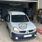 Renault Kangoo 1 1998-2007 Uyumlu H lip Esnek Ön Lip 2 Parça Karlık Ön Ek Tampon Altı Dil thumbnail 5