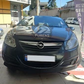 Opel Corsa D 2006-2014 Uyumlu H lip Esnek Ön Lip 2 Parça Karlık Ön Ek Tampon Altı Dil - 3
