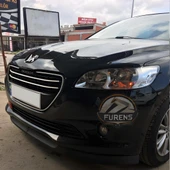 Peugeot 301 2012-2021 Uyumlu H lip Esnek Ön Lip 2 Parça Karlık Ön Ek Tampon Altı Dil thumbnail 4