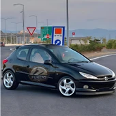 Peugeot 206 206+ 1998-2012 Uyumlu H lip Esnek Ön Lip 2 Parça Karlık Ön Ek Tampon Altı Dil - 6