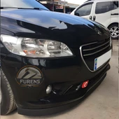 Peugeot 301 2012-2021 Uyumlu H lip Esnek Ön Lip 2 Parça Karlık Ön Ek Tampon Altı Dil thumbnail 7