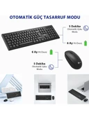 Lenovo Lecoo KW200 Siyah Kablosuz Klavye Mouse Seti - 4