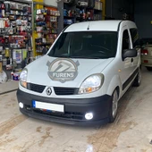 Renault Kangoo 1 1998-2007 Uyumlu H lip Esnek Ön Lip 2 Parça Karlık Ön Ek Tampon Altı Dil thumbnail 4