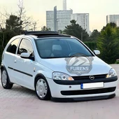 Opel Corsa C 2000-2006 Uyumlu H lip Esnek Ön Lip 2 Parça Karlık Ön Ek Tampon Altı Dil - 3