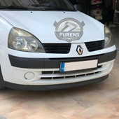 Renault Clio 2 Symbol Hb Sedan 1998-2008 Uyumlu H lip Esnek Ön Lip 2 Parça Karlık Ön Ek Tampon Altı Dil - 7