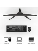 Lenovo Lecoo KW200 Siyah Kablosuz Klavye Mouse Seti - 2