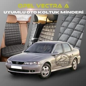 Opel Vectra Antrasit Renk Tay Tüyü Cepli & Terletmez Sırtlı Oto Koltuk Minder Seti - Koltuk Koruma Kılıfı (ÖN & ARKA TAM SET) thumbnail 1