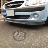 Hyundai Getz 2001-2011 Uyumlu H lip Esnek Ön Lip 2 Parça Karlık Ön Ek Tampon Altı Dil - 8