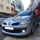 Renault Clio 3 2007-2013 Uyumlu H lip Esnek Ön Lip 2 Parça Karlık Ön Ek Tampon Altı Dil thumbnail 7