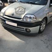 Renault Clio Symbol Hb Sedan 1998-2002 Uyumlu H lip Esnek Ön Lip 2 Parça Karlık Ön Ek Tampon Altı Dil - 4