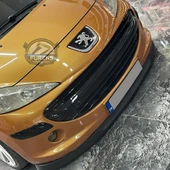 Peugeot 207 2006-2014 Uyumlu H lip Esnek Ön Lip 2 Parça Karlık Ön Ek Tampon Altı Dil thumbnail 7