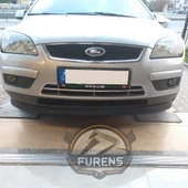 Ford Focus 2 2005-2008 Uyumlu H lip Esnek Ön Lip 2 Parça Karlık Ön Ek Tampon Altı Dil thumbnail 7