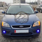 Ford Focus 2 2005-2008 Uyumlu H lip Esnek Ön Lip 2 Parça Karlık Ön Ek Tampon Altı Dil thumbnail 4