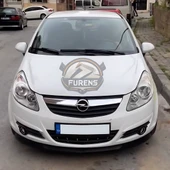 Opel Corsa D 2006-2014 Uyumlu H lip Esnek Ön Lip 2 Parça Karlık Ön Ek Tampon Altı Dil - 1