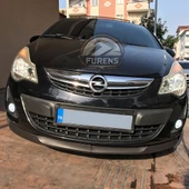 Opel Corsa D 2006-2014 Uyumlu H lip Esnek Ön Lip 2 Parça Karlık Ön Ek Tampon Altı Dil - 5