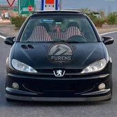 Peugeot 206 206+ 1998-2012 Uyumlu H lip Esnek Ön Lip 2 Parça Karlık Ön Ek Tampon Altı Dil - 5