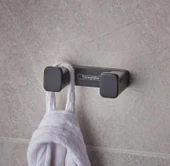 Hansgrohe AddStoris İkili Askı Satin Siyah 41755670 - 2