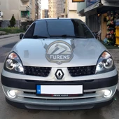 Renault Clio 2 Symbol Hb Sedan 1998-2008 Uyumlu H lip Esnek Ön Lip 2 Parça Karlık Ön Ek Tampon Altı Dil - 3