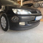 Peugeot 306 1993-2002 Uyumlu H lip Esnek Ön Lip 2 Parça Karlık Ön Ek Tampon Altı Dil - 3