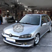 Peugeot 106 1991-2004 Uyumlu H lip Esnek Ön Lip 2 Parça Karlık Ön Ek Tampon Altı Dil thumbnail 4