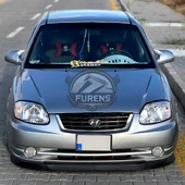 Hyundai Accent Admire 2000-2006 Uyumlu H lip Esnek Ön Lip 2 Parça Karlık Ön Ek Tampon Altı Dil thumbnail 1