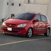 Hyundai Getz 2001-2011 Uyumlu H lip Esnek Ön Lip 2 Parça Karlık Ön Ek Tampon Altı Dil - 3
