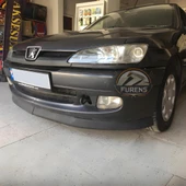 Peugeot 306 1993-2002 Uyumlu H lip Esnek Ön Lip 2 Parça Karlık Ön Ek Tampon Altı Dil - 4