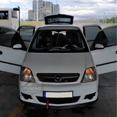 Opel Meriva 2003-2010 Uyumlu H lip Esnek Ön Lip 2 Parça Karlık Ön Ek Tampon Altı Dil thumbnail 1