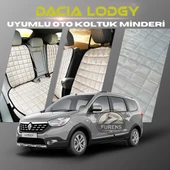 Dacia Lodgy Bej Renk Tay Tüyü Cepli & Terletmez Sırtlı Oto Koltuk Minder Seti - Koltuk Koruma Kılıfı (ÖN & ARKA TAM SET) thumbnail 1